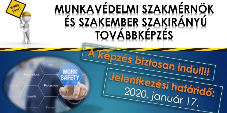 Újra indul a munkavédelmi szakember és szakmérnök képzés